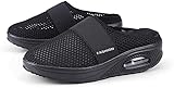 Orthopädische Schuhe für Frauen? Luftkissen-Schlupfschuhe, orthopädische Diabetiker-Wanderschuhe. Spezielle luftgepolsterte Einlegesohlen mit Fußgewölbeunterstützung, Polsterung, Schmerzen im unteren Rücken, rutschfeste Einlegesohle, Kompressionsfußmanschette und passen enger an die Füße, um die Füße bequemer und sportlicher zu machen.