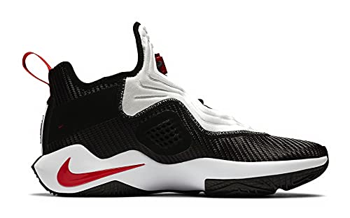 Nike Mens Lebron Soldier Xiv 14 Basketball Shoes (Black/White-University Red, Numeric_12) #TOP2