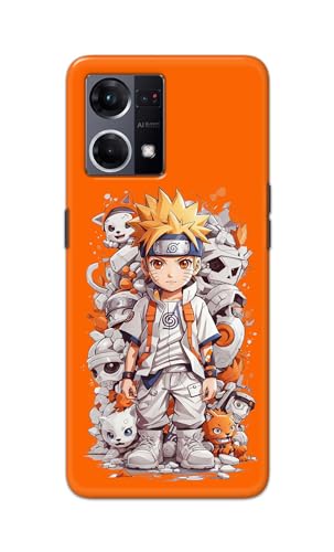 Image of PRINTFIDAA Printed Hard Back Cover Case for Oppo F21 Pro 4G | Oppo F21s Pro 4G | Oppo Reno7 4G | Oppo Reno 7 4G Back Cover (Famous Anime Cartoon Character) -112