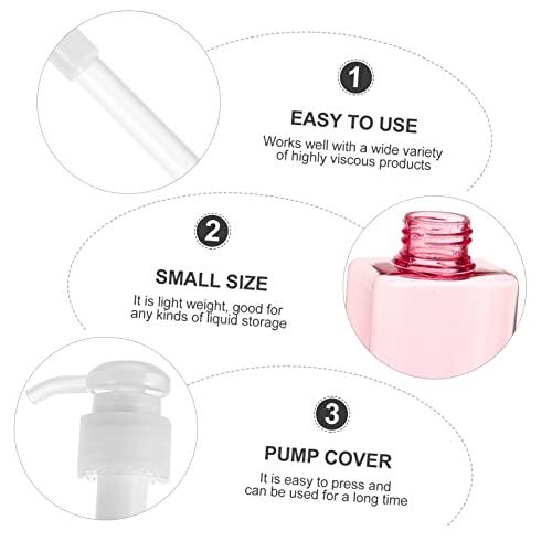 minkissy 3 Pecas Engarrafado Dispensadores De Sabonete Recarregável Garrafa De Bomba De Sabão De Mão