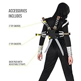 Zoom IMG-1 morph costume ninja bambino argento Zoom IMG-1 morph costume ninja bambino argento