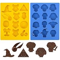 LUHOCIY Molde de Silicona Harry, 2 Piezas Harry Molde Silicona