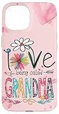 Love Being Called Grandma Art Daisy Flower - Cute Christmas Case for iPhone 15