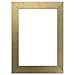 US Art Frames 21x33 Antique Gold Flat 1.25 Inch, Smooth Wrapped Finish Wood Composite Wall Decor Picture Poster Frame