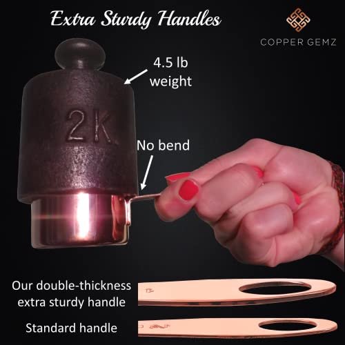 Copper Measuring Cups Gift Set Of 4 - Premium Gift Packaging + Cooking Conversions Chart. Extra Sturdy Copper-Plated Stainless Steel. Satin & Mirror Polish. Stylish Rose Gold. Gift Under 20 Dollars. #TOP4