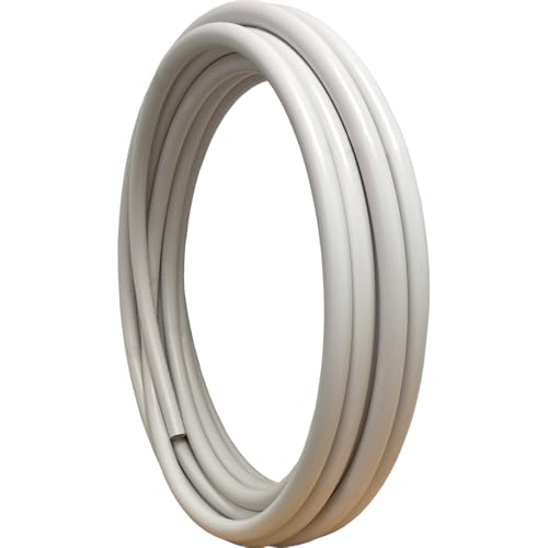Image of SharkBite 1-1 /2 Inch x 100 Feet White PEX-A, Made in the USA, Flexible Water Pipe Tubing for Plumbing, UA90W100