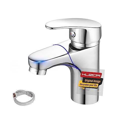 SCHÜTTE LONDON Küchenarmatur mit ausziehbarer Geschirrbrause, 360 Grad schwenkbarer Wasserhahn für die Küche, Mischbatterie mit Einhebelmischer, Spültischarmatur Edelstahloptik, Edelstahl, 29,8 cm., 36.35 €