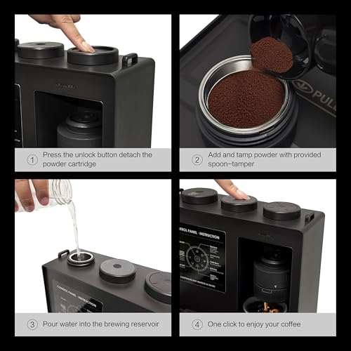 CANDY Portable Espresso Machine with Strap, 3 in 1 Coffee Maker, One-Touch Operation, Rechargeable Cold Brew Up to 60 Cups, for Ground, Ideal for Camping, RV & Outdoor, Home, Heating in Plug-in Mode by CANDY - Image 8