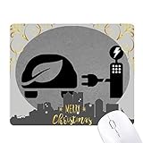 Mauspad mit Meeresfisch-Motiv, aus Gummi, Weihnachtsmotiv