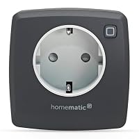 Homematic IP – Homematic IP Schalt-Mess-Steckdose, anthrazit