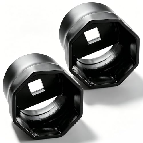 Image of Lanties 2 Pack 8 Point 3-1/4 Inch Wheel Bearing Locknut Socket for Axle Nuts, Hub Bearing Removal and Installation Tool for 3/4 Inch Square Drive Manual Tools