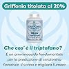 Integratore Griffonia 5-HTP Alto Dosaggio – Triptofano Naturale per Rilassamento, Benessere Mentale e Normale Tono dell’Umore – Serotonina Support Formula naturale – 200 Capsule