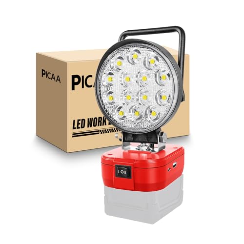 Luz de trabajo LED para Milwaukee 18V PICAA foco portatil de 42W sin bateria