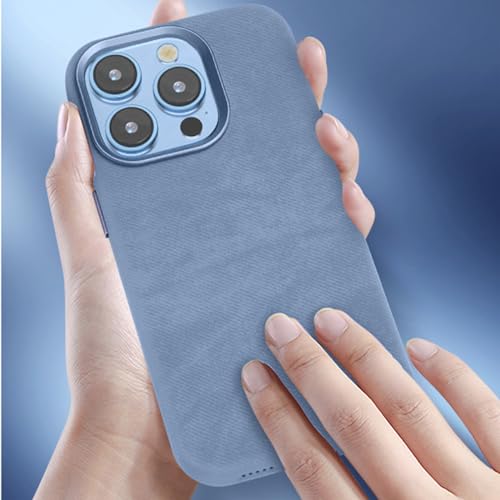 Funda magnética de cuero para iPhone 15 Pro en color gris Hazara 3