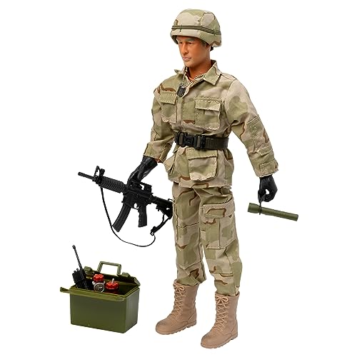 WORLD PEACEKEEPERS from Peterkin | 12 EOD Technician Action Figure & Accessories | 1:6 Scale | Action Figures & Accessories | Ages 3+ Camouflage