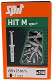 Facile à utiliser Cheville à frapper - 25 mm - Ø 5 mm - Hit M - Boîte de 200 pièces - Spit