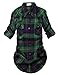 Match Women's Long Sleeve Plaid Flannel Shirt #2021(X-Large, Checks#2)