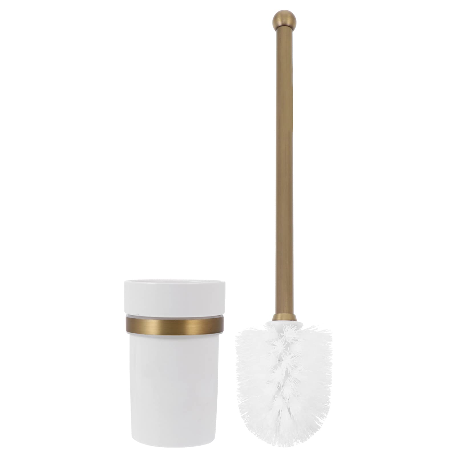 Brosse WC en cuivre Cabilock porte-brosse laiton et gobelet céramique