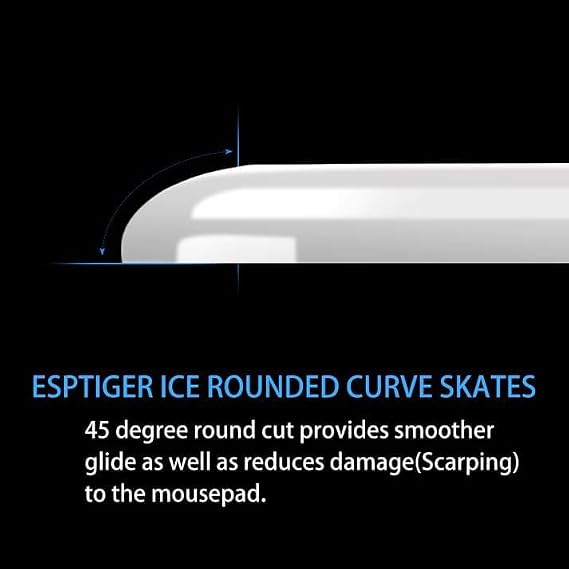 Genuine Esports Tiger ICE Edition V2 replacement mouse pads for Logitech G Pro X Superlight 2 / Pro X 2 Superstrike - Replacement Mouse Feet