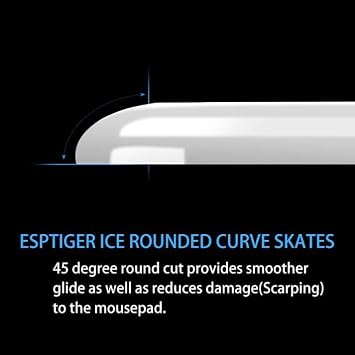 Genuine Esports Tiger ICE Edition V2 replacement mouse pads for Logitech G Pro X Superlight 2 / Pro X 2 Superstrike - Replacement Mouse Feet