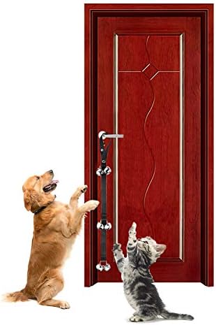 Zellar Dog Puppy Doorbells, Length Adjustable Loud Dog Puppy Potty Toilet House Training Bells, Dog Bell