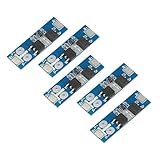 Teyleten Robot BMS 1S 12A 3.2V LiFePO4 Lithium Battery Protection Board 18650 Charging Voltage/Short Circuit/Overcharge Prevention 5pcs