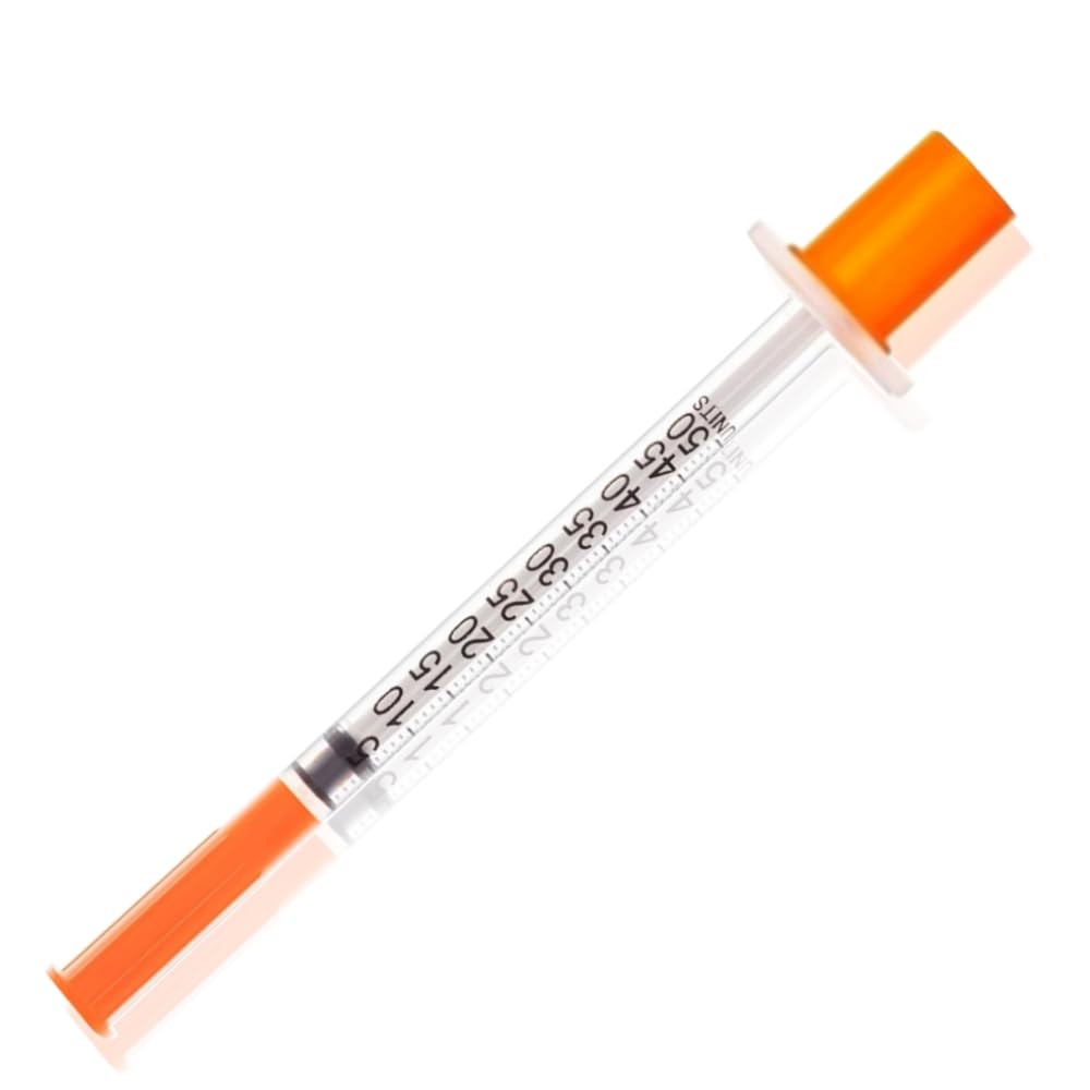 Lab Syringes - 20 Pack 1/2ml with 30G Needle -5