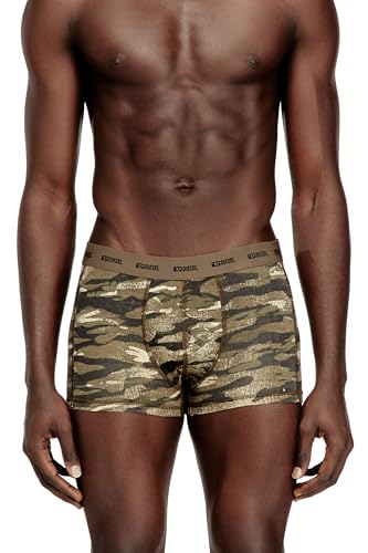 Diesel DAMIEN-UTLT-3PACK Men's Boxer Briefs 3-Pack Military Green