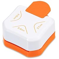 Eckenstanzer - 3in1 für Radius 4, 7 und 10 mm – für Laminierfolien, Papier, Karten, Fotos, Handouts, Urkunden, Dokumente und für Scrapbooking - Corner-Cutter Eckenabrunder Eckstanzer Eckenrunder
