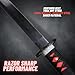 Sharp Anime Katana Demon Slayer Sword Real Metal- High Carbon Steel Handmade Kimetsu no Yaiba Sword, Cosplay Anime Sword