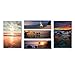 Beach Scenes Wall Collection 5 Panel Set
