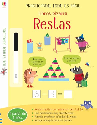 Libros pizarra - Restas (Practicando, todo es fácil - Libros pizarra)