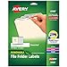 Avery Removable 2/3 x 3 7/16 File Folder Labels 750 Pack (6466)