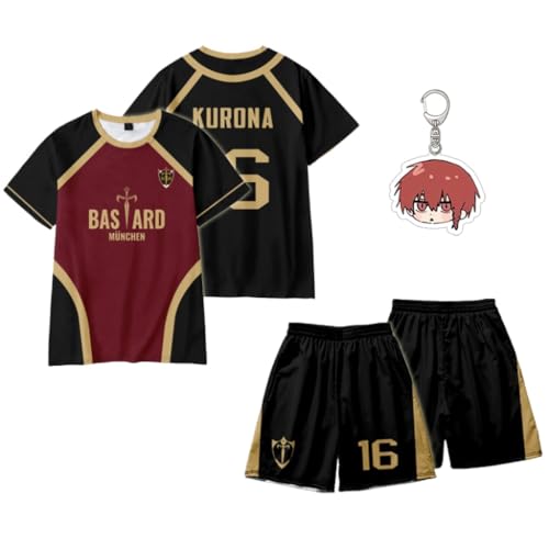 Anime Jersey Set Anime Shirt and Shorts Adult Size Soccer Costume Cosplay
