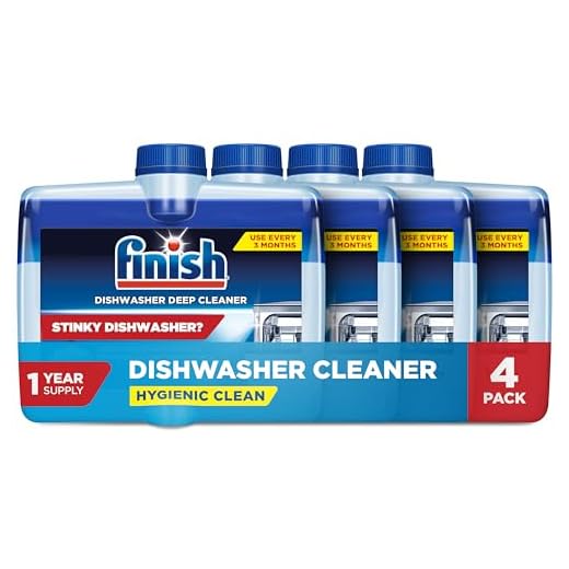 Finish Dishwasher Cleaner - Liquid Fresh 4x8.45 oz.