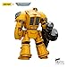 JOYTOY Action Figures Warhammer 40K Terminator Squad 1/18 Movable Model Collectible Figurine Ages 15+ (Imperial Fists Terminator 3 with Power Fist and Assault Cannon)