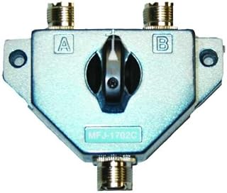 MFJ-1702C MFJ1702C MFJ-1702 MFJ1702 Original MFJ Enterprises HF/VHF/UHF 2 Position Antenna Switch with Lightning Protector