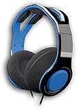 Gioteck - Tx30 - Cascos Gaming, Cable Audio Jack 3,5 Mm, Control de Sonido, Driver 40 Mm, Cascos con Microfono para Ps4, Xbox One, Nintendo Switch y PC (Azul y Negro) (Ps4)