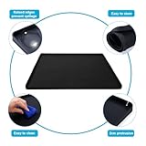 Refrigerator Mat, 23.62x23.62 Inch Mini Fridge Silicone Mat with Raised Edge Washable Under Fridge Carpet Drip Pan Multifunctional Refrigerator Floor Protector Freezer Mat Pads Prevent Water Leaks - Image 3