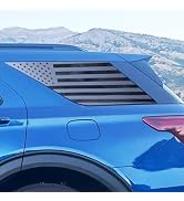 Dodge Ram 2009 to 2024 American Flag Decals Stickers Matte Black USA Flag Decal for Truck Back Middle Window