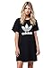 Adidas Originals Women's Adidas Originals Women's Trefoil Tee Dress, black/White, M