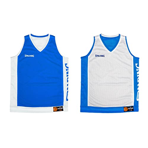 Spalding - Wende-Tank-Top - Basketball-Top - Blau/Weiß - Größe XL - Sportbekleidung - Basketball