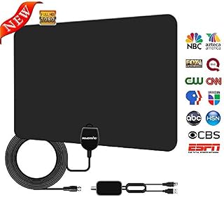 [2020 Newest] POWERAXIS HDTV Antenna, Latest 2020 Indoor TV Antenna Amplified 1080P HD