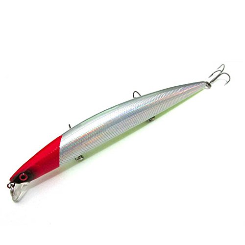 Momoda 0-1.5M Diving Luminous Belly Fish Culter Plastic Hard Fishing Lures (17Cm Length, Pack Of 10Pcs) #TOP5