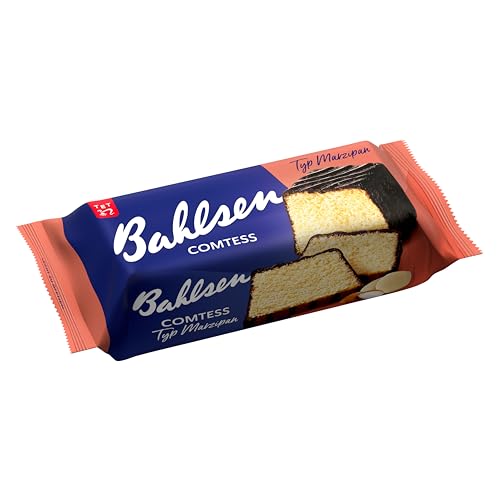 Bahlsen Comtess Marzipan - 8er Pack - Saftiger Rührkuchen mit gemahlenen Mandeln, einzeln verpackt (8 x 350 g)