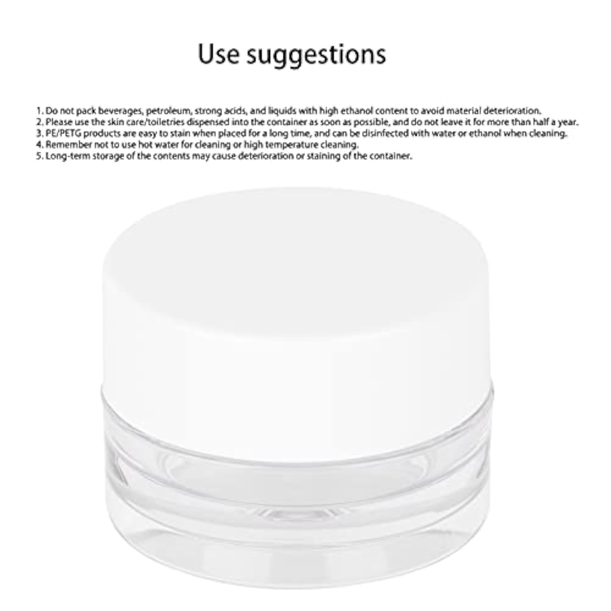 Durable Cosmetic Container for Travel