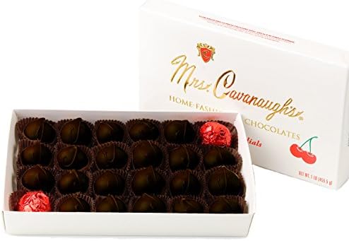 Mrs. Cavanaugh's Cherry Cordials 1-lb Dark Chocolate - Cherry Chocolates