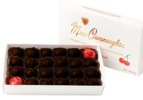 Mrs. Cavanaugh's Cherry Cordials 1-Lb Dark Chocolate - Cherry Chocolates #TOP3
