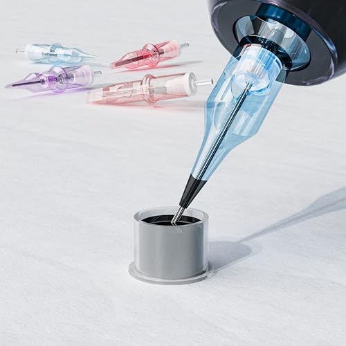 Neebol 50Pcs Tattoo Cartridge Needles Assorted Mixed Sizes - #12(3/5/7/9RL、5/7RS、7/9/15RM、15M1) - Professional Tattoo Needles Cartridges for Lining & Shading Disposable Membrane for Tattoo Pen - Thumbnail 7