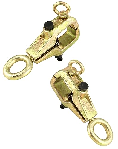 QWORK Auto Body Repair Pull Clamp, 5 Ton Top and Straight 2 Way Auto Body Clamps, Self Tightening Frame Pull Clamp for Automotive Car Vehicle Body Repair by QWORK - Image 4